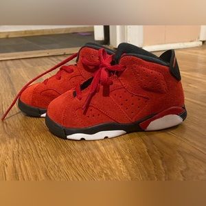 KIDS’ TODDLER AIR JORDAN RETRO 6 BASKETBALL SHOES